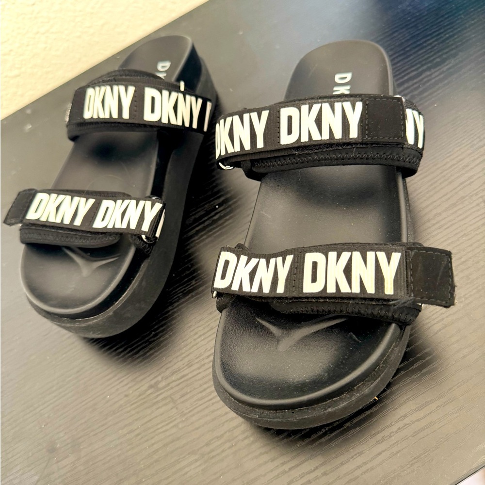 DKNY Black Sandals - Sleek & Versatile